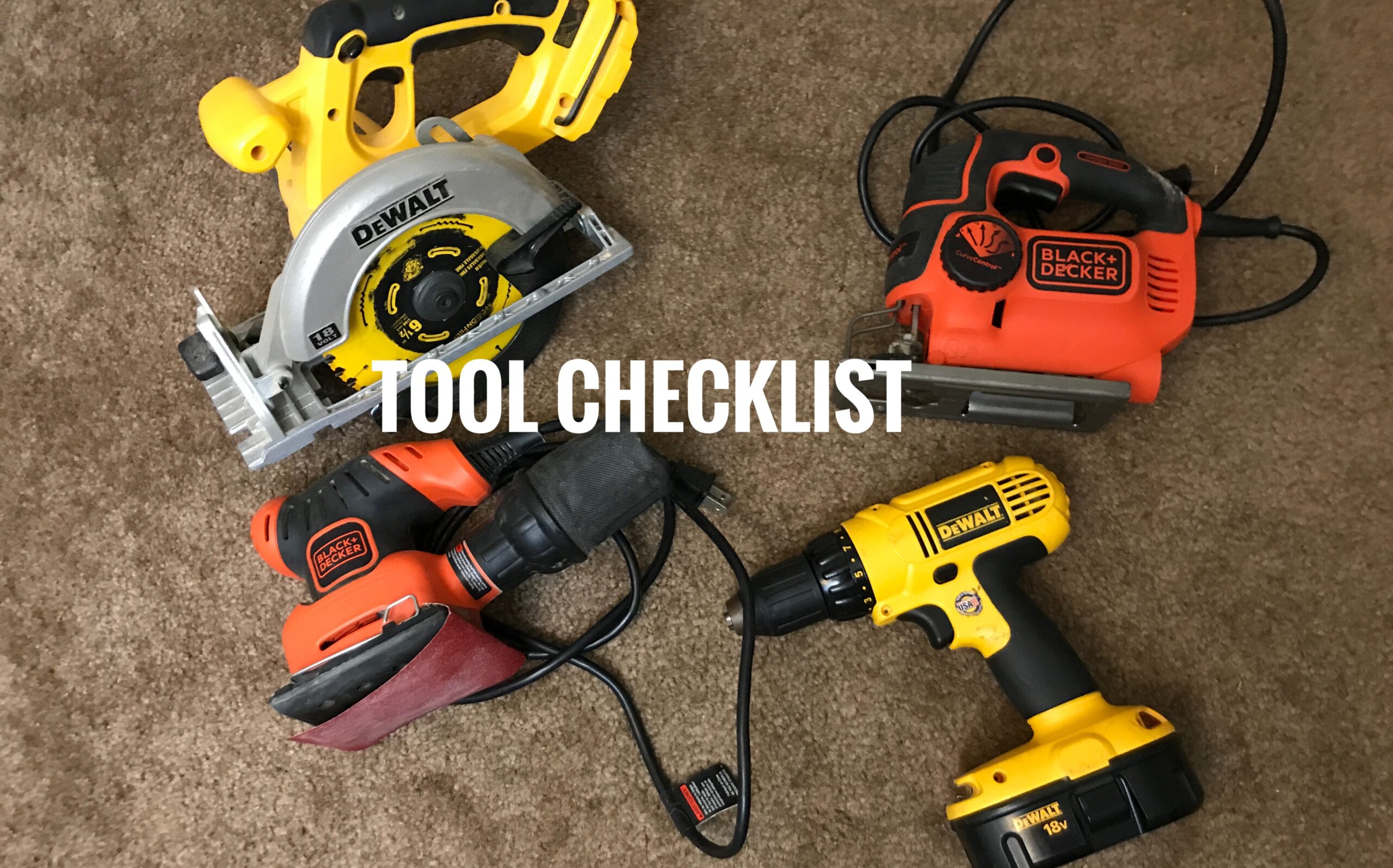 tool checklist